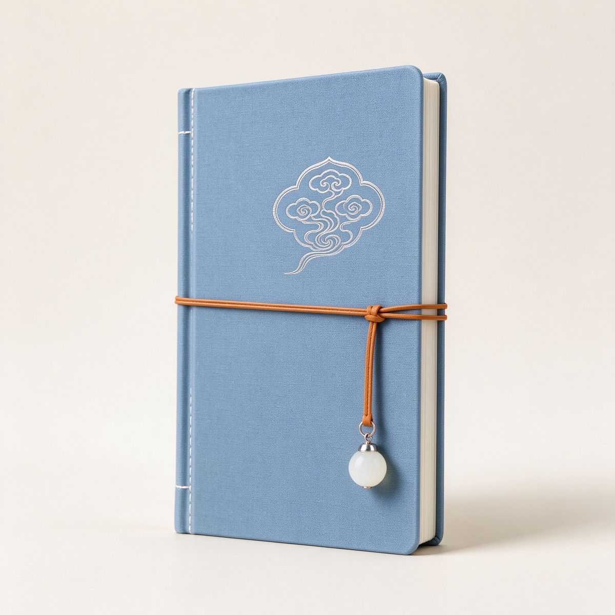 Light Blue Cloud Stitch Notebook