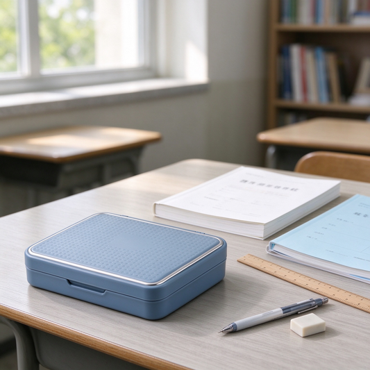 Light Blue Dot Storage Box