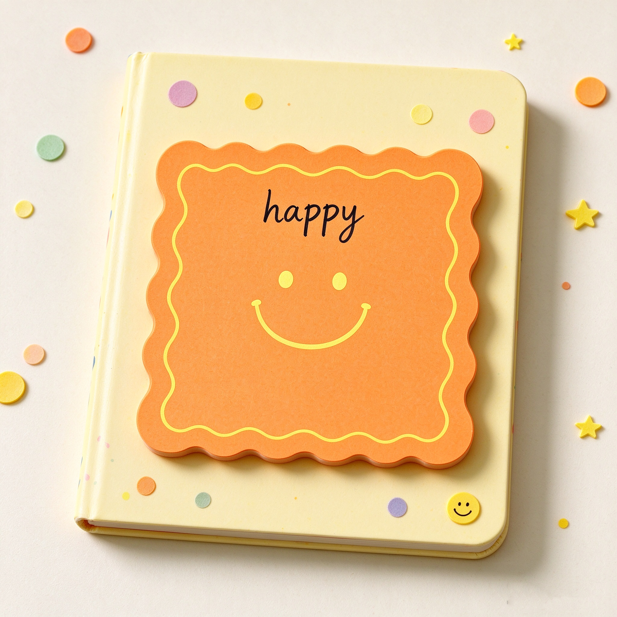 Orange Smile Coaster