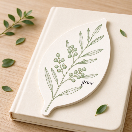 Leaf Shape Branch Berry Sticky Notes
