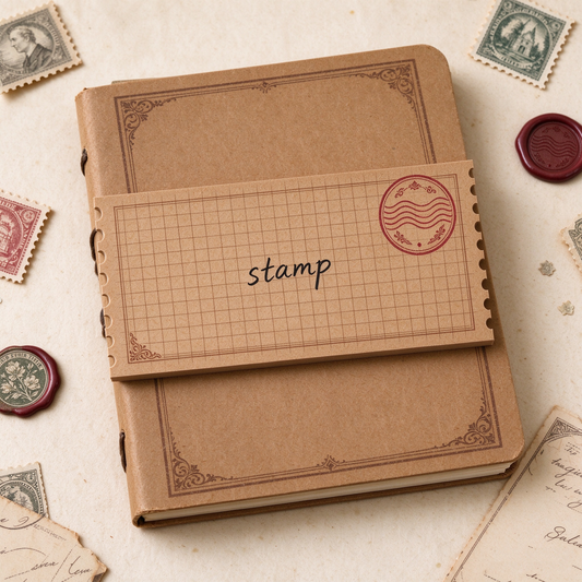 Kraft Vintage Ticket Sticky Notes