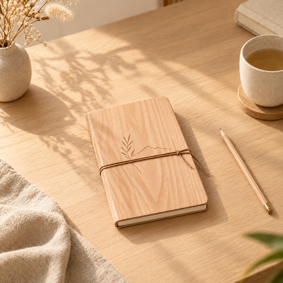 Wood Grain Nature Notebook