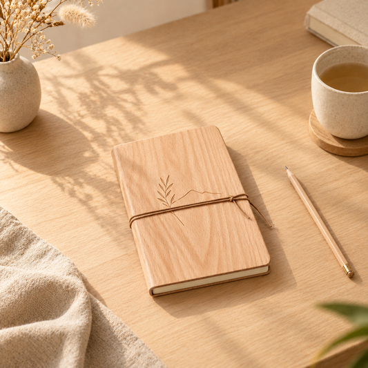 Wood Grain Nature Notebook