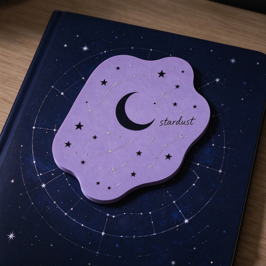 Purple Cloud Constellation Sticky Notes
