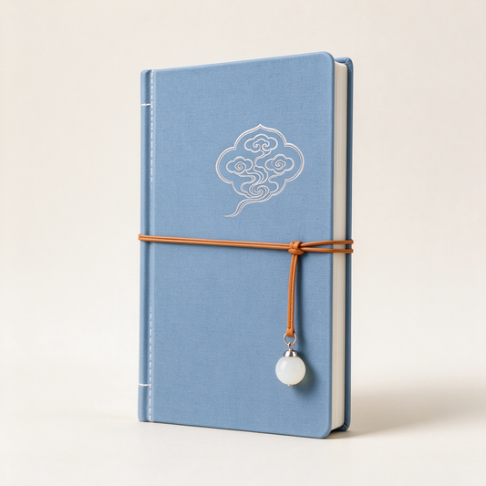 Light Blue Cloud Stitch Notebook