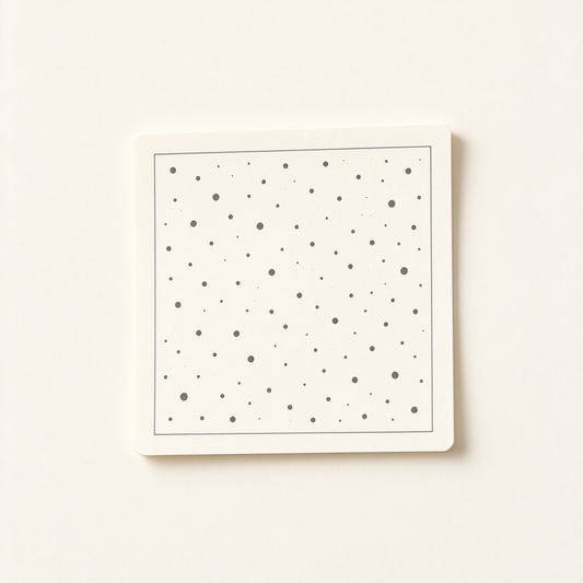 Cream Dot Card Sticky Notes