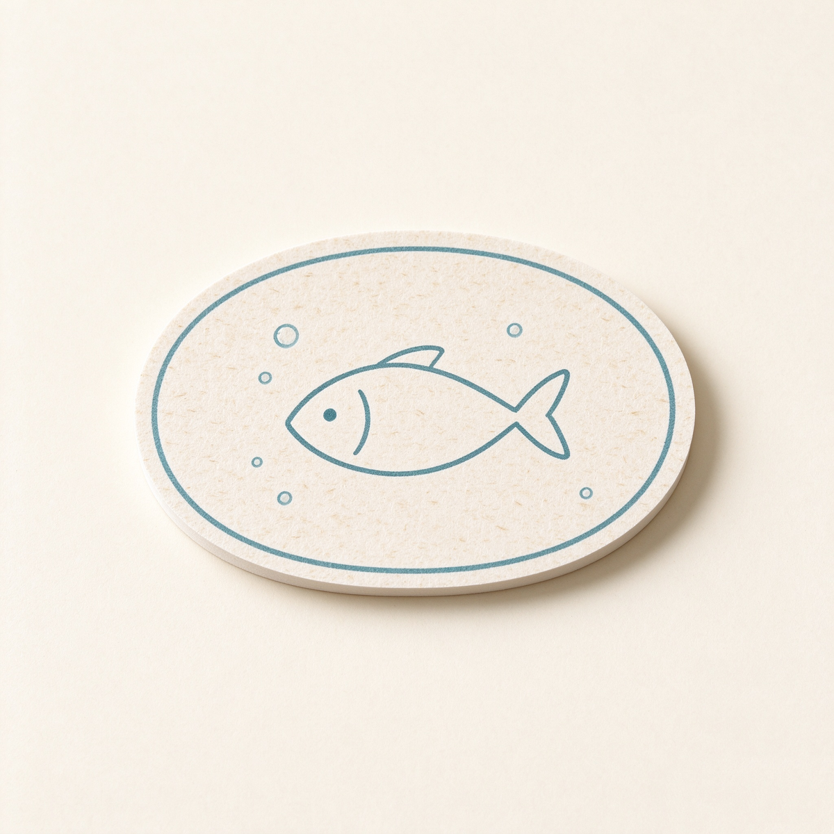 Cream Fish Bubble Notes