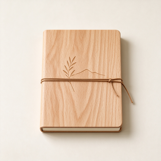 Wood Grain Nature Notebook